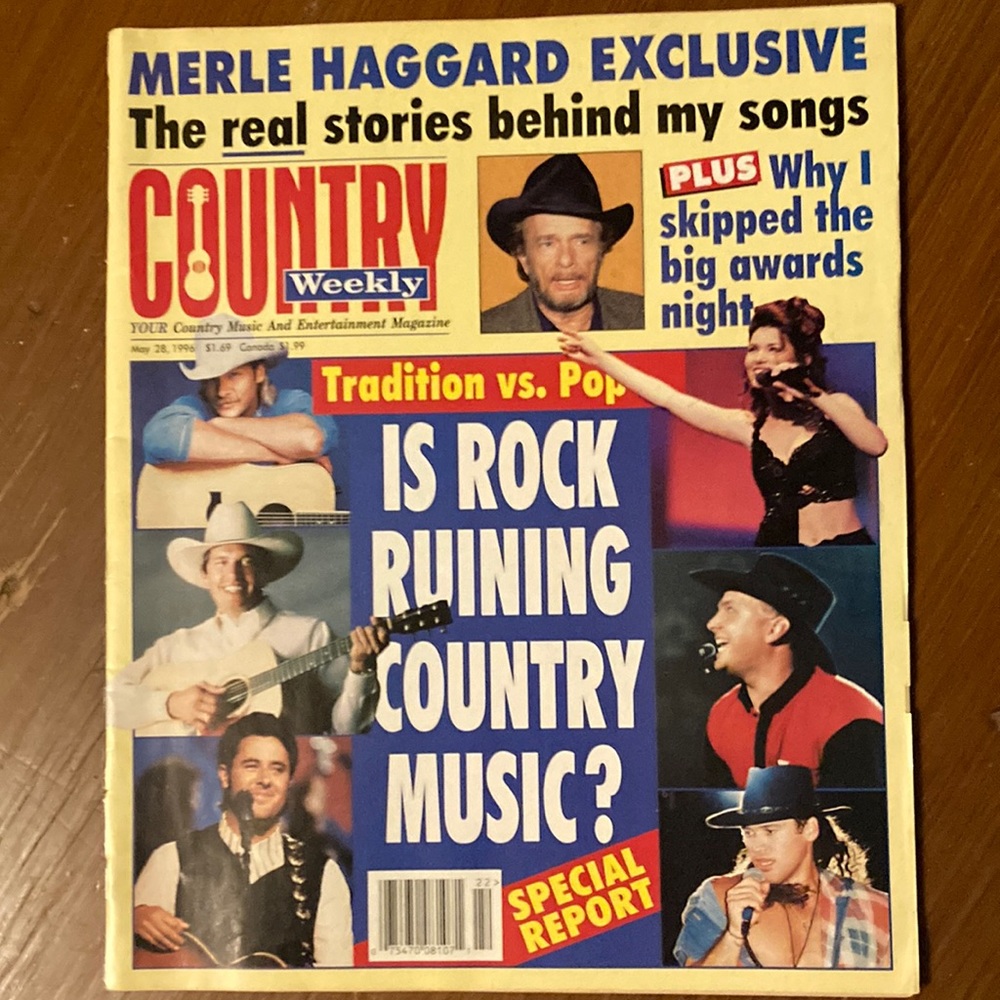 Country weekly magazine Special Report Tradition vs Pop !